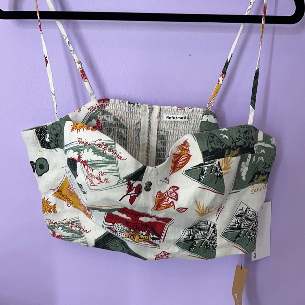 Reformation Loma Top size 12